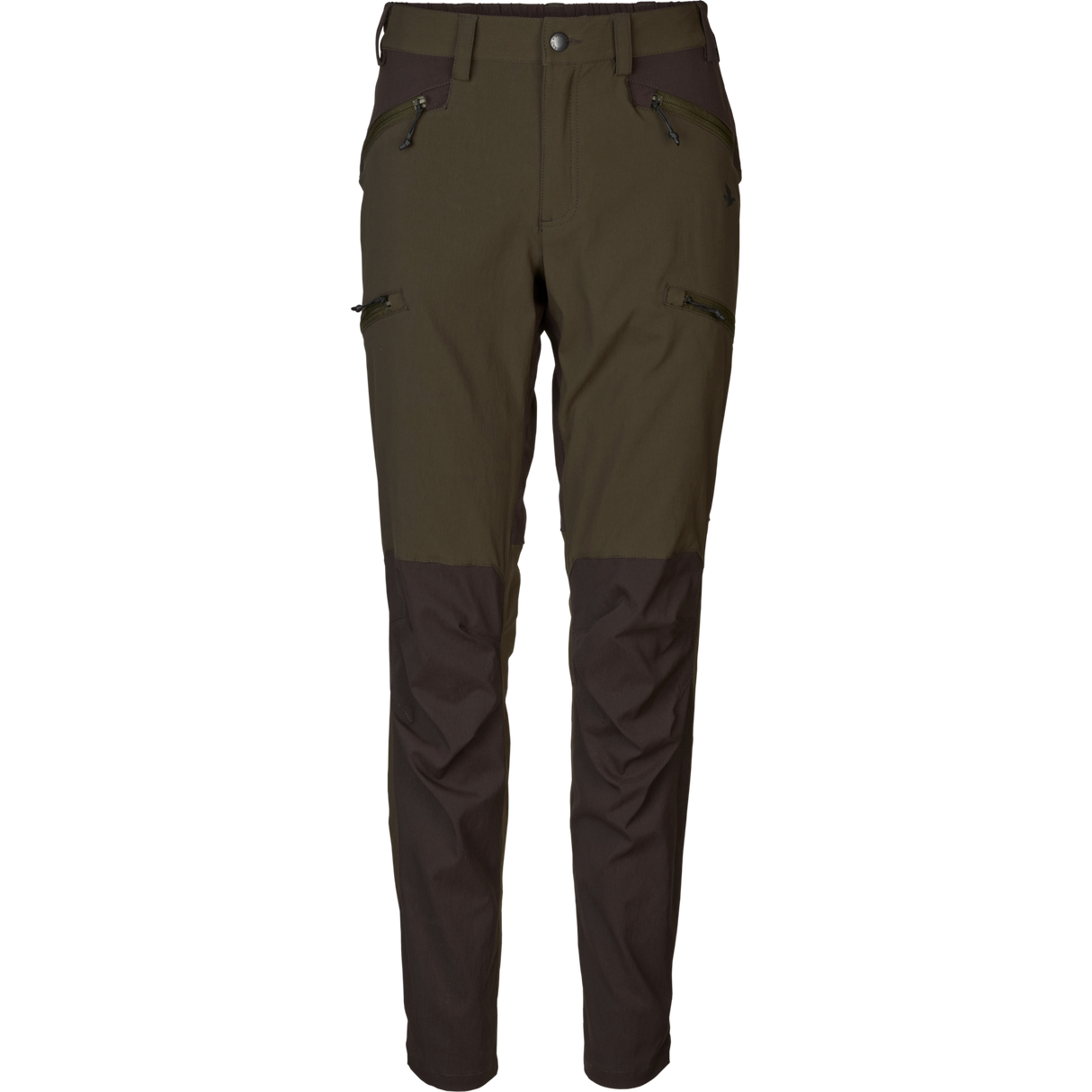 Larch Stretch-byxor för kvinnor Pine Green / Chocolate Torte - Seeland