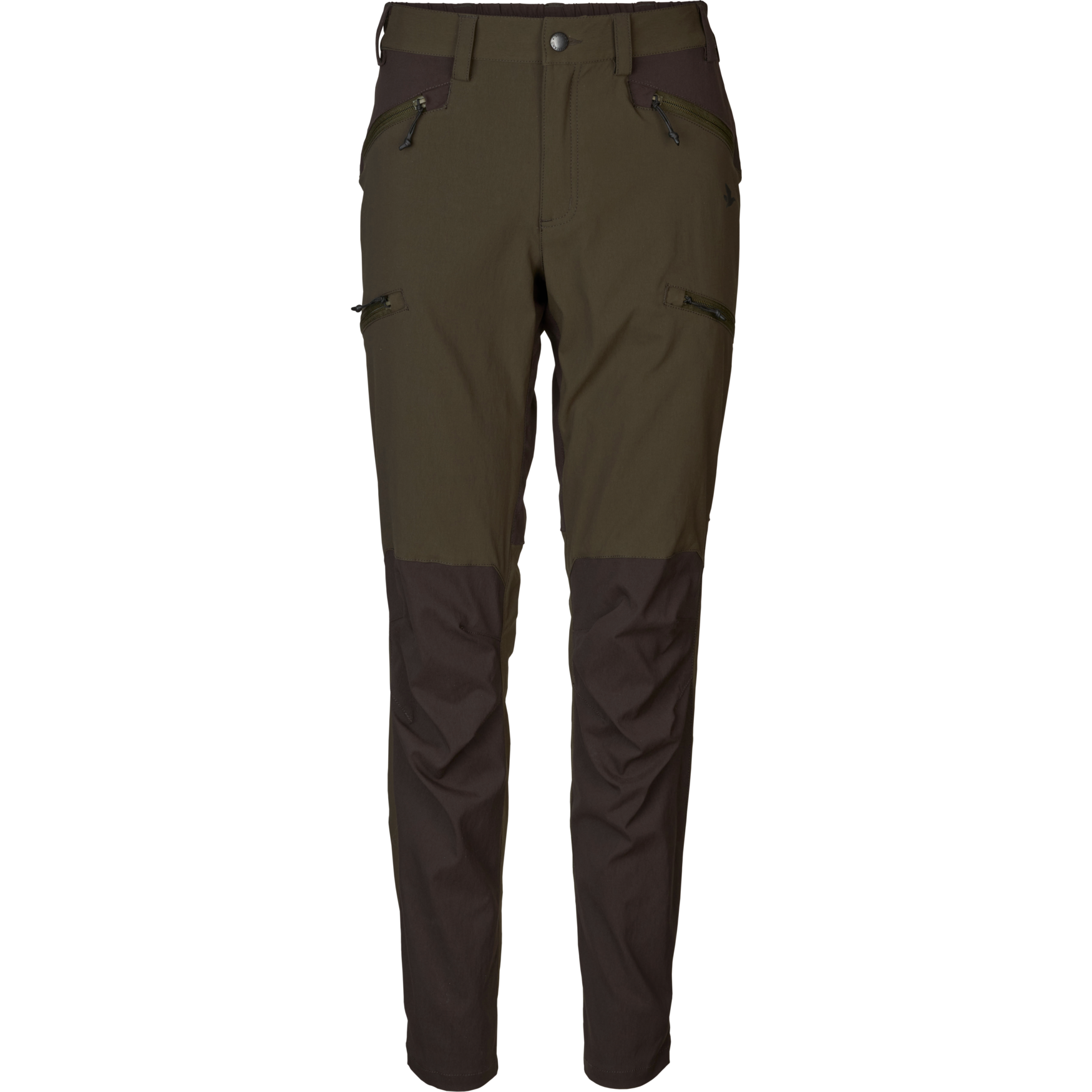 Stl. 42 - Larch Stretch-byxor till kvinnor Pine Green / Chocolate Torte - Seeland - Bytesvara