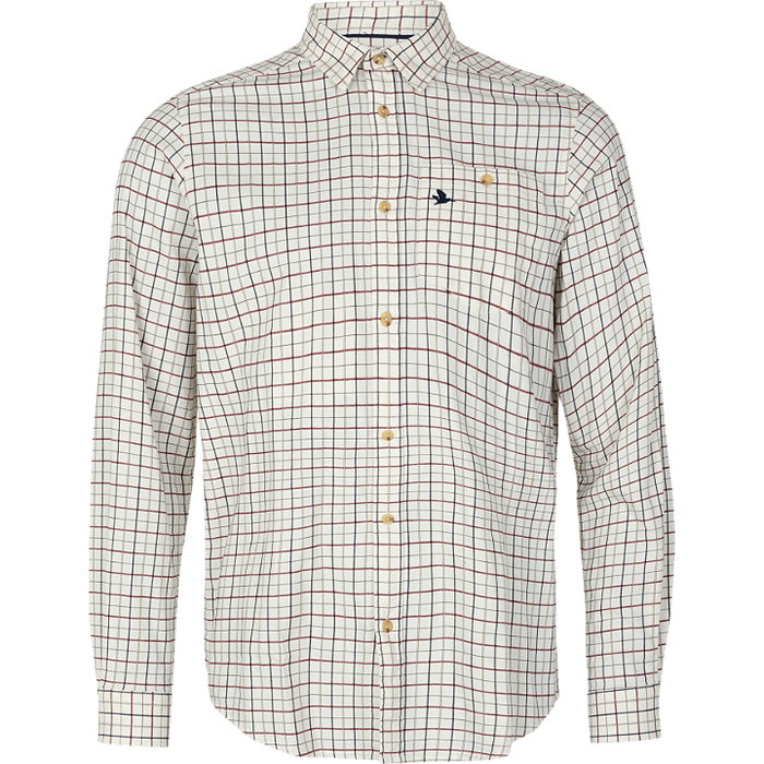 Shooting skjorta Cabernet/Blue Check - Seeland
