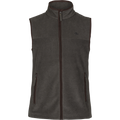 Woodcock Earl Fleece väst Dark Grey Melange - Seeland