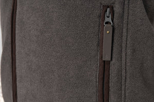 Woodcock Earl Fleece väst Dark Grey Melange - Seeland