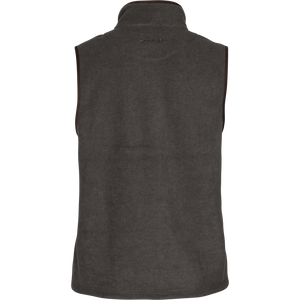 Woodcock Earl Fleece väst Dark Grey Melange - Seeland