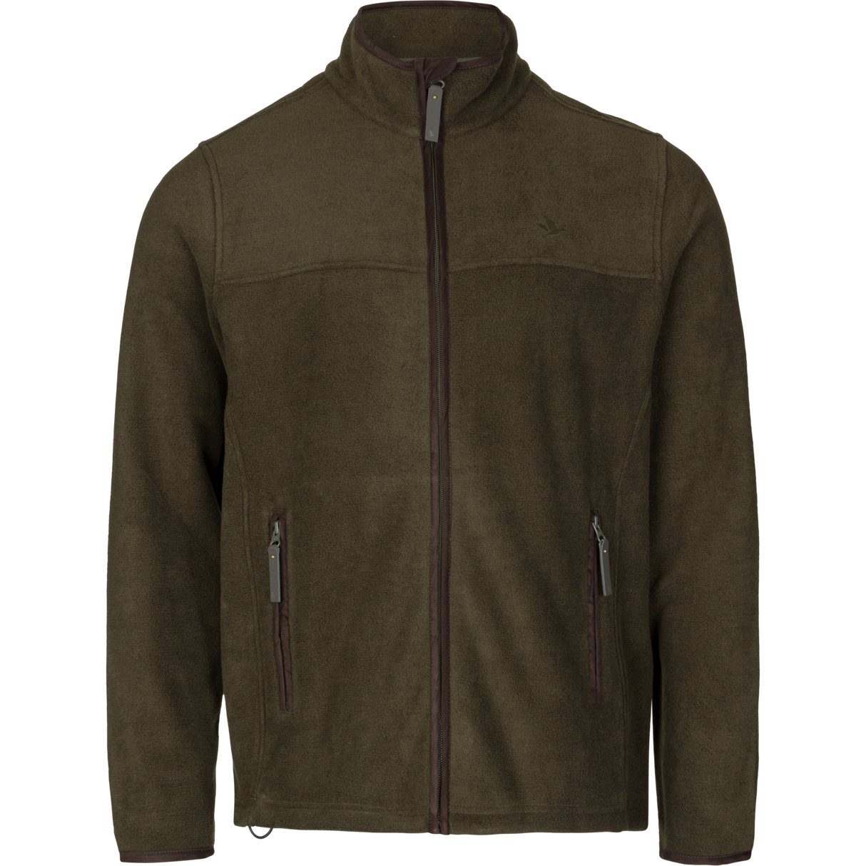 Woodcock Earl Fleece-jacka Pine green melange - Seeland