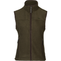 Woodcock Ivy Fleece Väst Pine green melange - Seeland