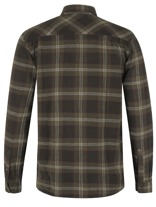 Glen Flanellskjorta Pine green rutig - Seeland