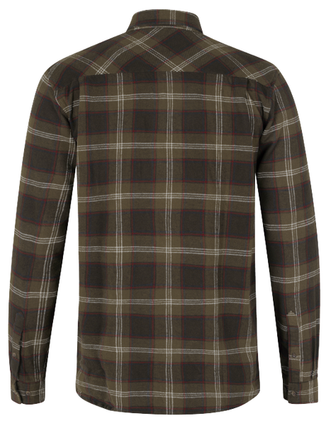 Glen Flanellskjorta Pine green rutig - Seeland
