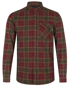 Glen Flanellskjorta Red forest check - Seeland