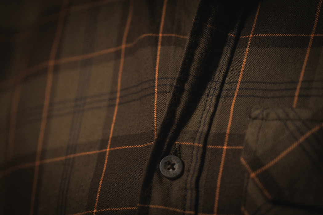 Glen Flanellskjorta - Pine Green/Dark Navy Check – Seeland