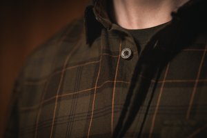 Glen Flanellskjorta - Pine Green/Dark Navy Check – Seeland