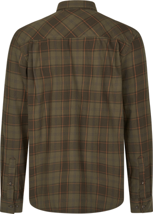 Glen Flanellskjorta - Pine Green/Dark Navy Check – Seeland