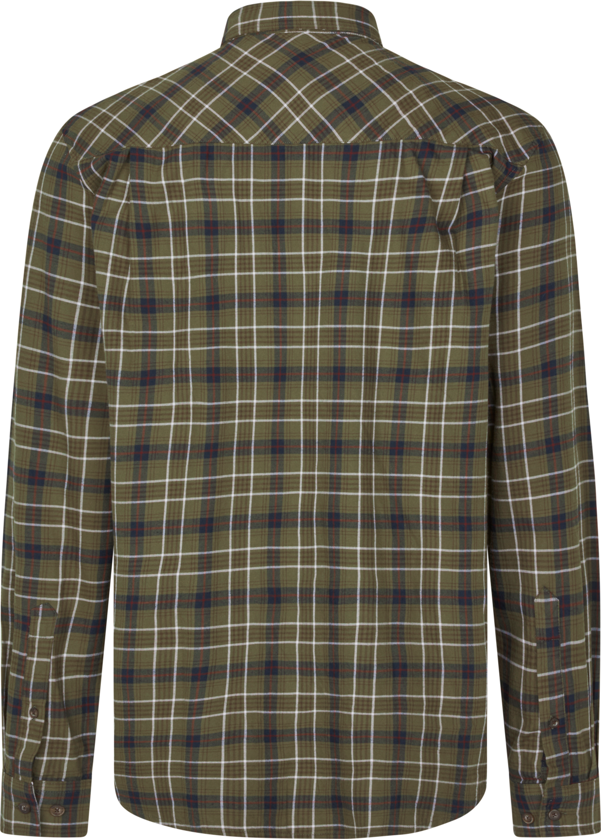 Glen flanellskjorta - Grape Leaf/Dark Navy Check – Seeland