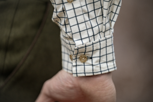 Oxford skytteskjorta - Dark Sapphire Check – Seeland