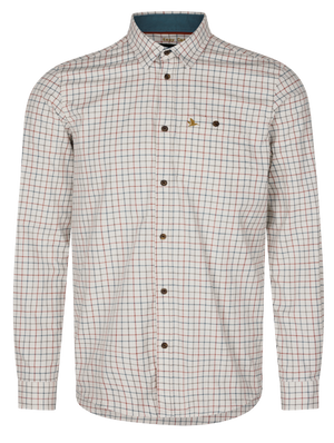Oxford Skytteskjorta Grape Leaf/Terracotta Check - Seeland