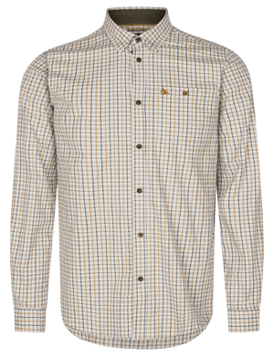 Oxford Skyttetröja Classic blue/Classic brown check - Seeland