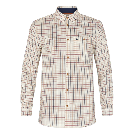 Oxford Skjutskjorta - Classic Blue/Merlot Check – Seeland