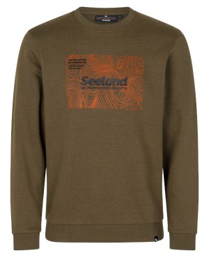 Pulse Sweatshirt Dark Olive Melange - Seeland