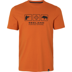 Lanner T-tröja Melange Gold Flame - Seeland