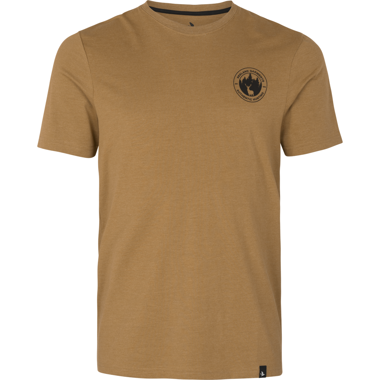 Saker T-shirt Antique Bronze Melange - Seeland
