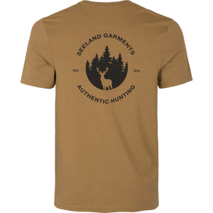Saker T-shirt Antique Bronze Melange - Seeland