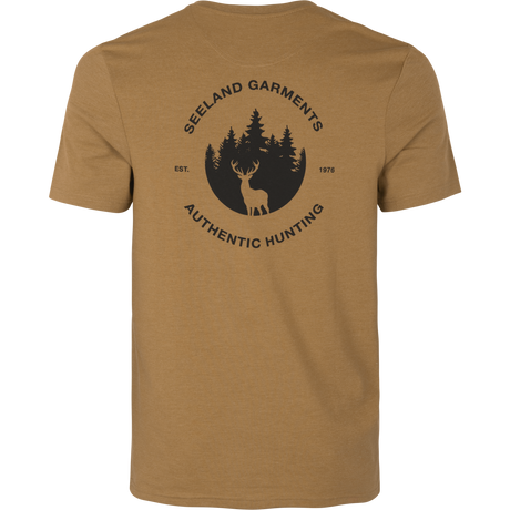Saker T-shirt Antique Bronze Melange - Seeland