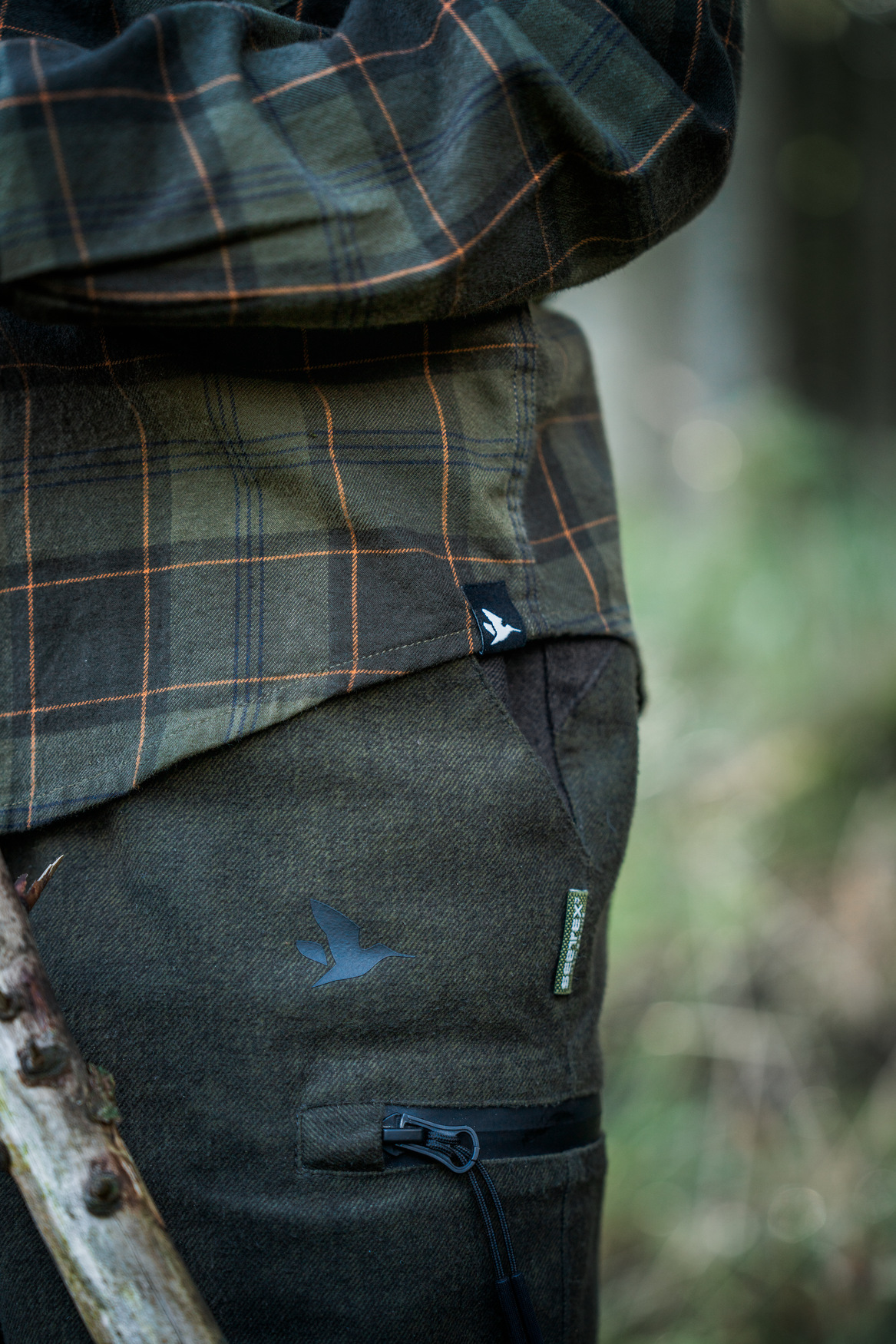 Glen Junior Flanellskjorta - Pine Green/Dark Navy Check – Seeland