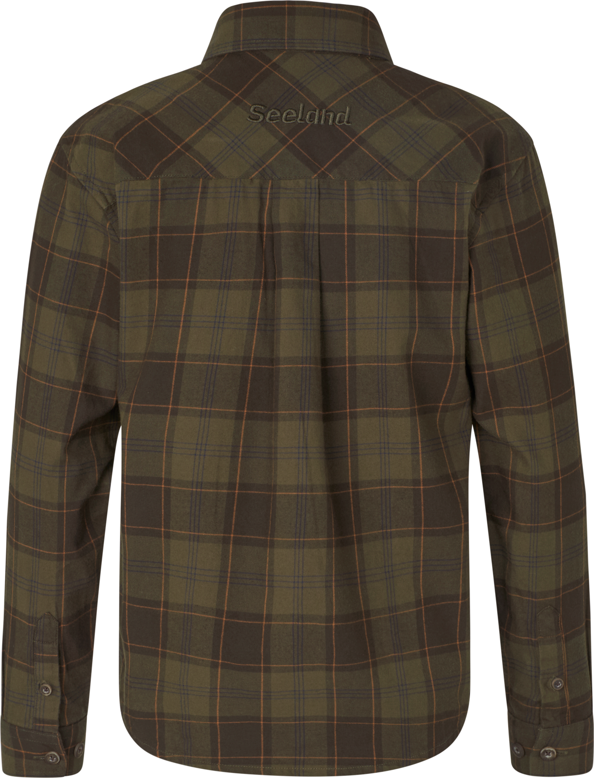 Glen Junior Flanellskjorta - Pine Green/Dark Navy Check – Seeland