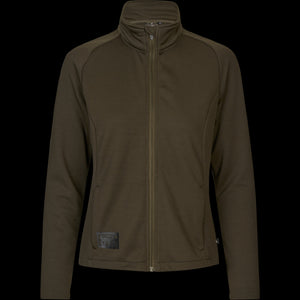 Tidal Tora Fleecejacka Pine green - Seeland