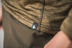 Peak T-tröja Pine green melange - Seeland