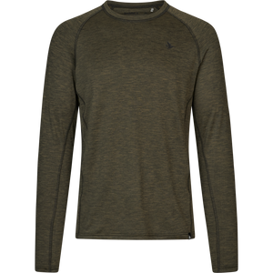 Peak T-tröja Pine green melange - Seeland