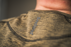 Peak T-tröja Military Olive Melange - Seeland
