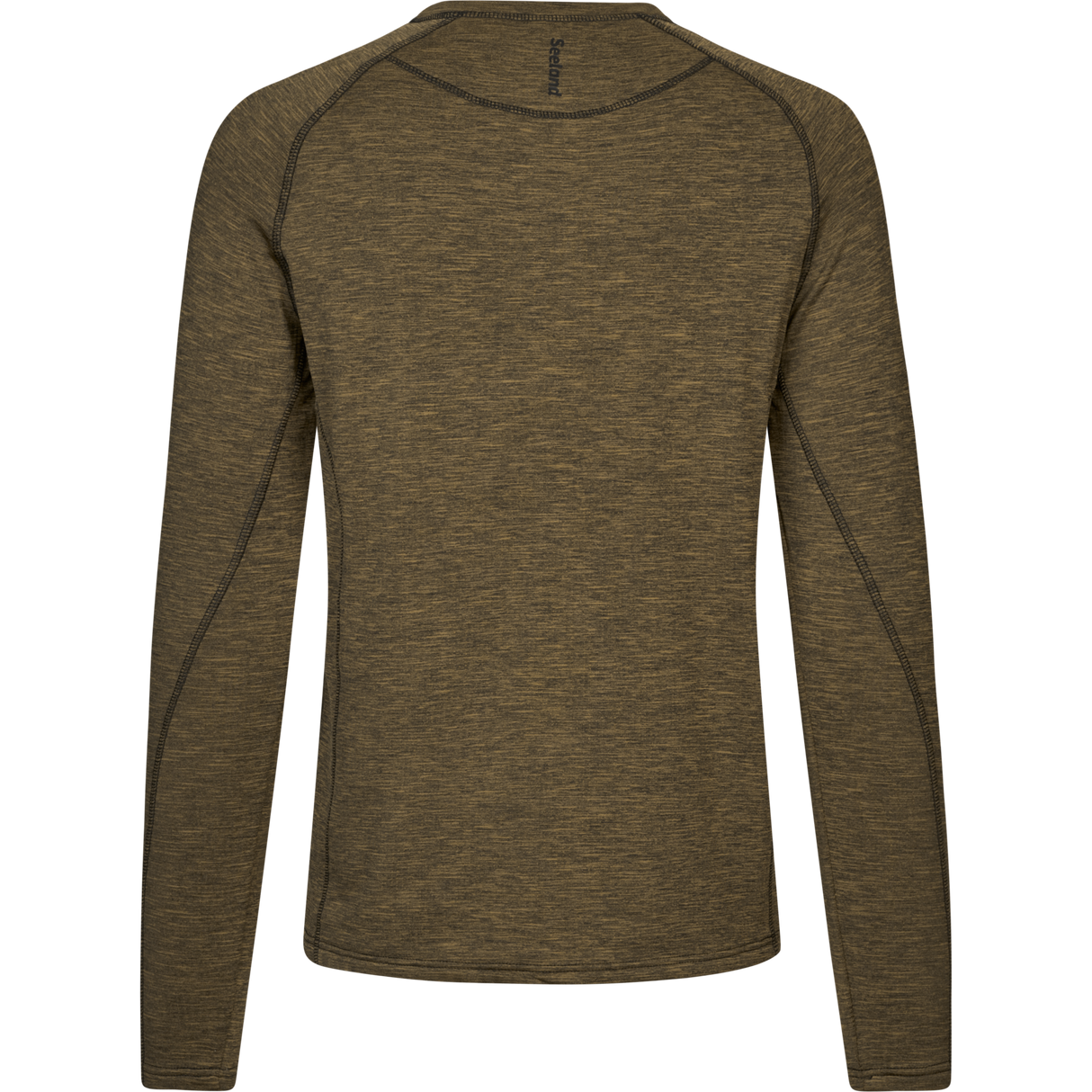 Peak T-tröja Military Olive Melange - Seeland