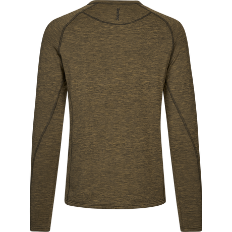 Peak T-tröja Military Olive Melange - Seeland