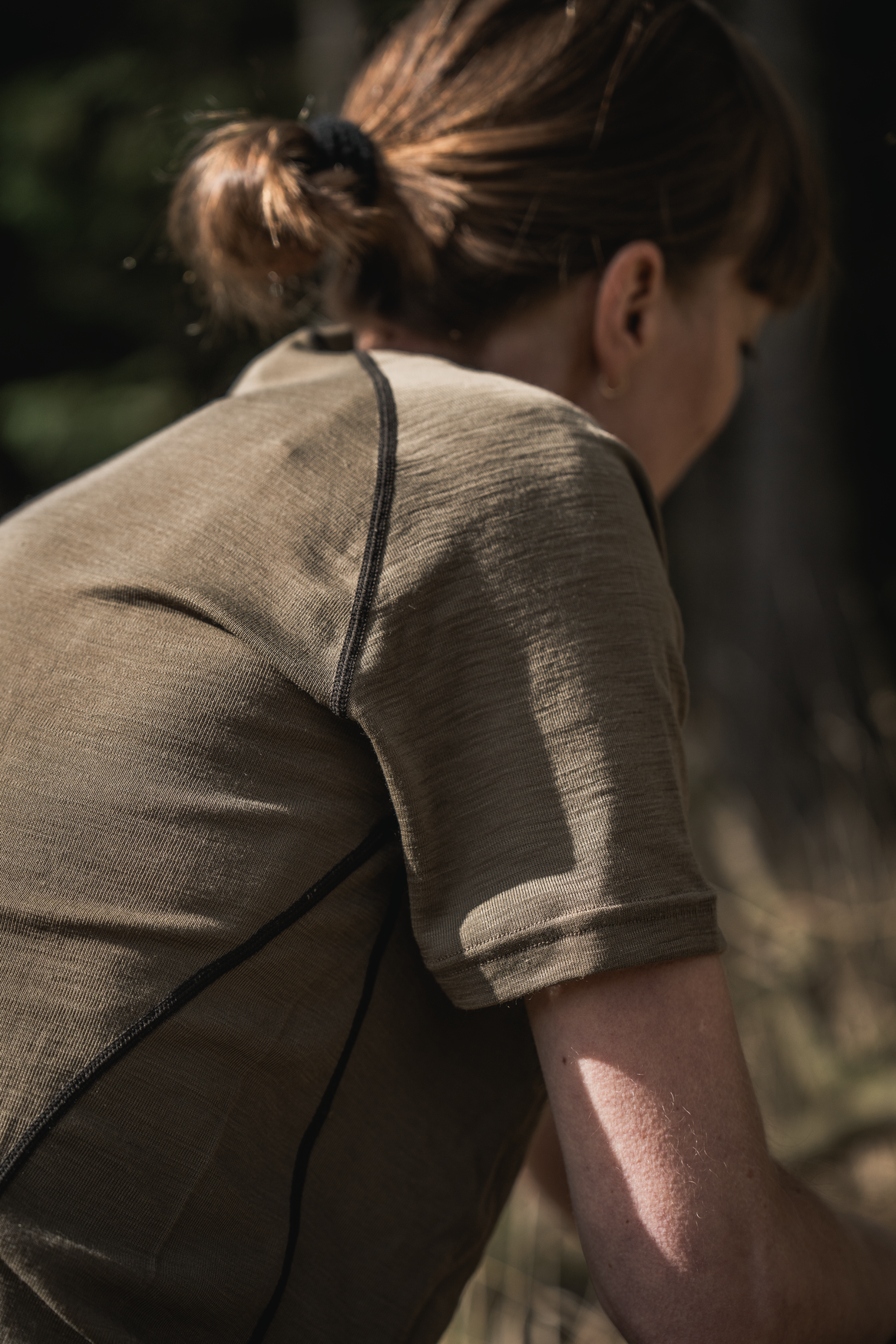 Apex Aia Merino T-tröja Covert Green - Seeland