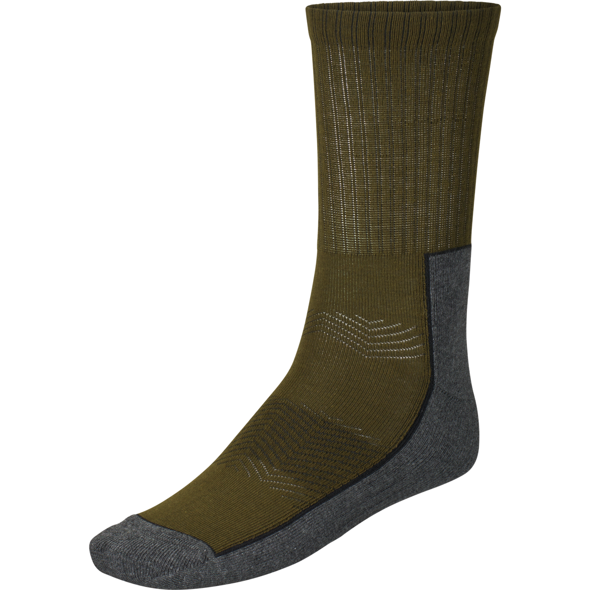 Field Strumpa - 3Pack Pine Green/Mörkgrå - Seeland