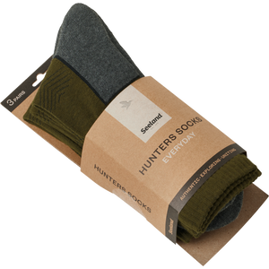 Field Strumpa - 3Pack Pine Green/Mörkgrå - Seeland
