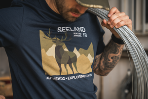 Fragment T-tröja Mörk Blå - Seeland