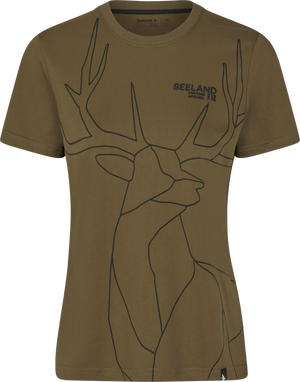 Dam T-shirt Military Olive – Seeland