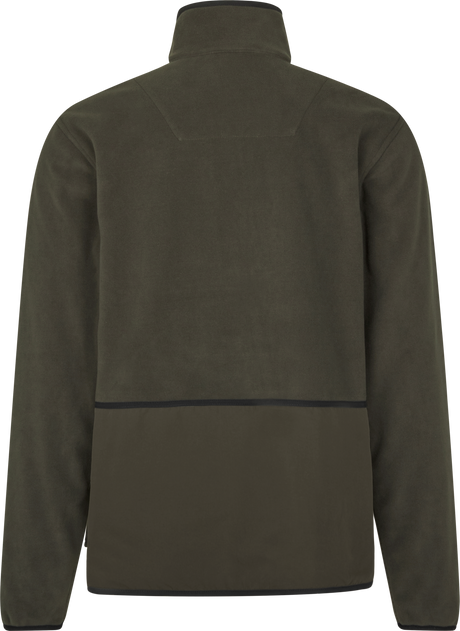 Enfärgad vändbar fleece Grizzly Brown/Demitasse Brown – Seeland