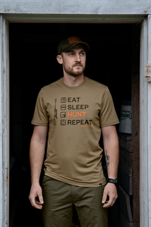 Crosslist T-shirt - Covert Green – Seeland