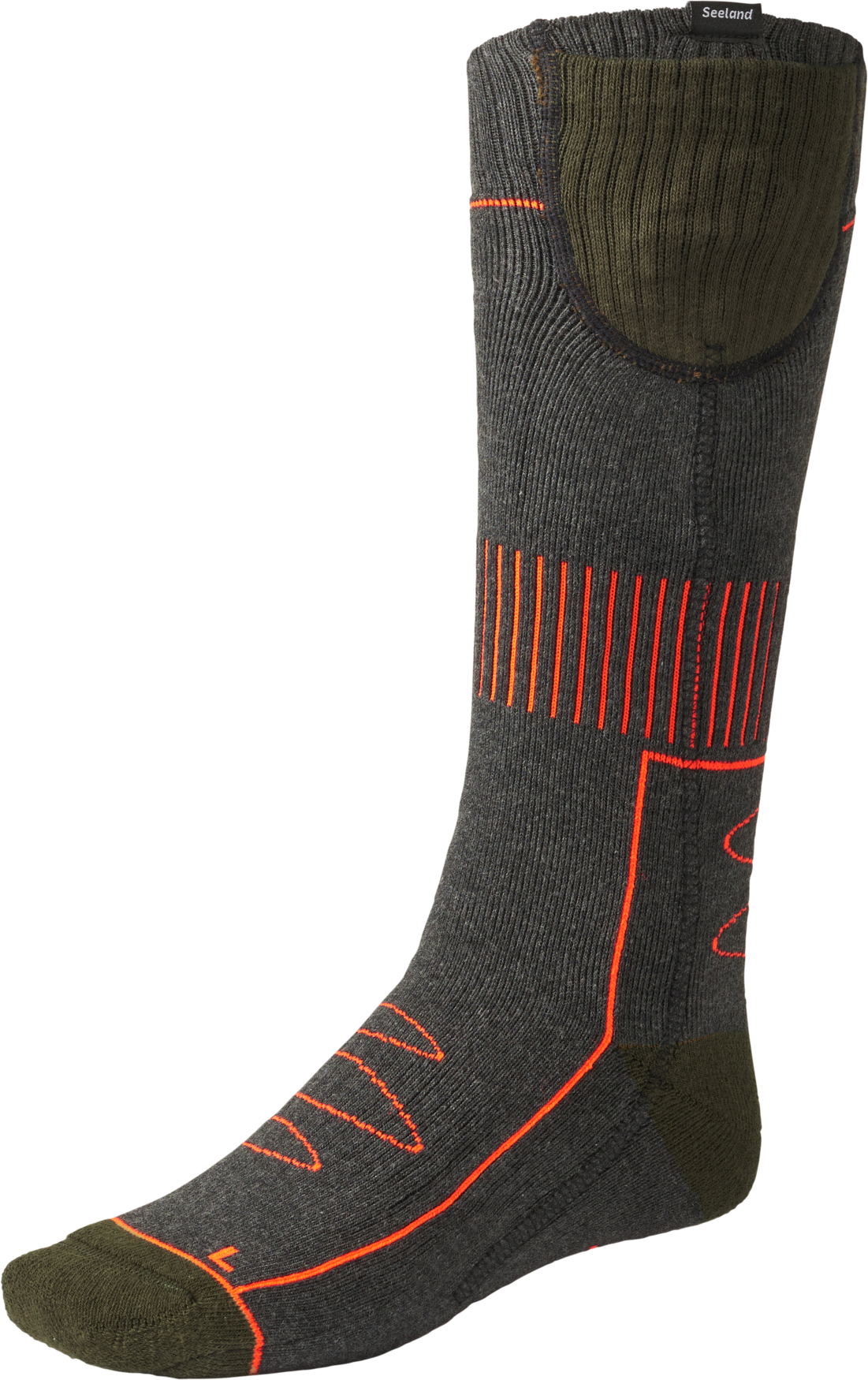 Strumpor Pine green melange - Celsius Heat