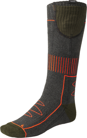 Strumpor Pine green melange - Celsius Heat