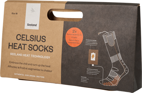 Strumpor Pine green melange - Celsius Heat