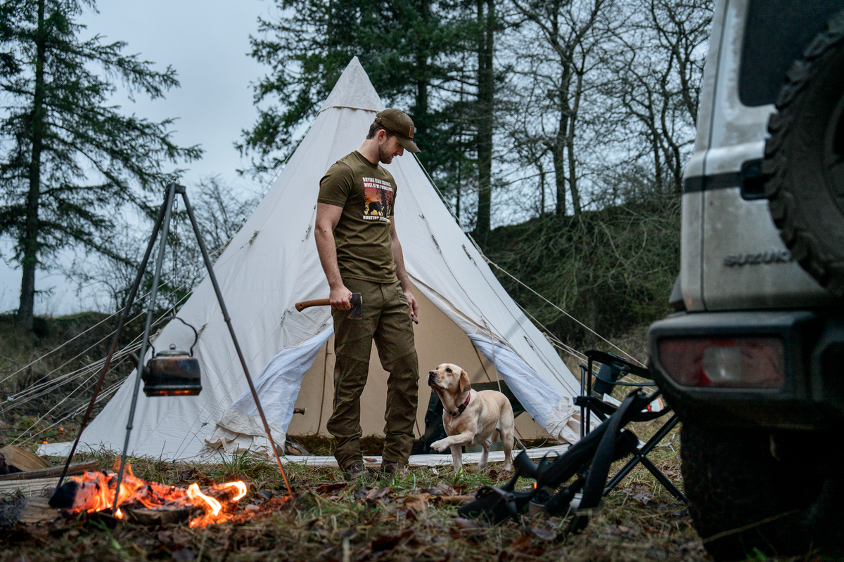 Highseat Sunset T-shirt - Light Pine – Seeland