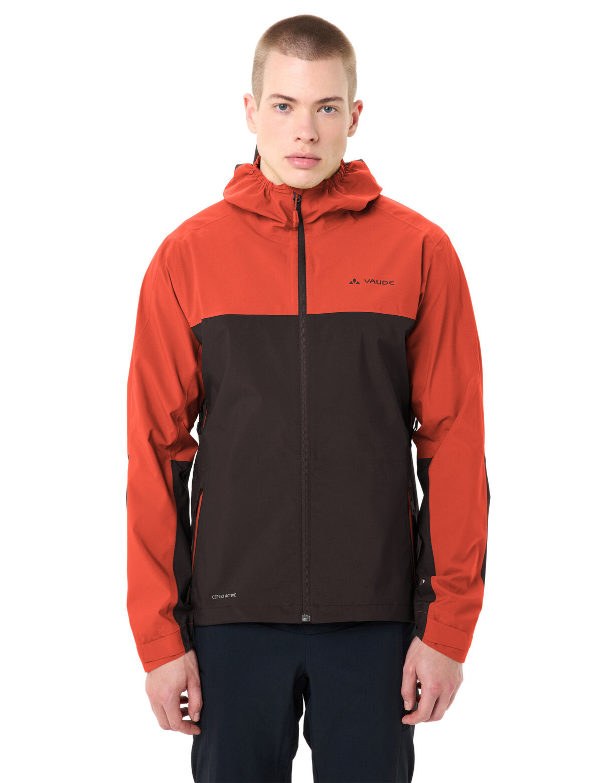 Herr Moab Rain Jacket glowing red/black - Vaude