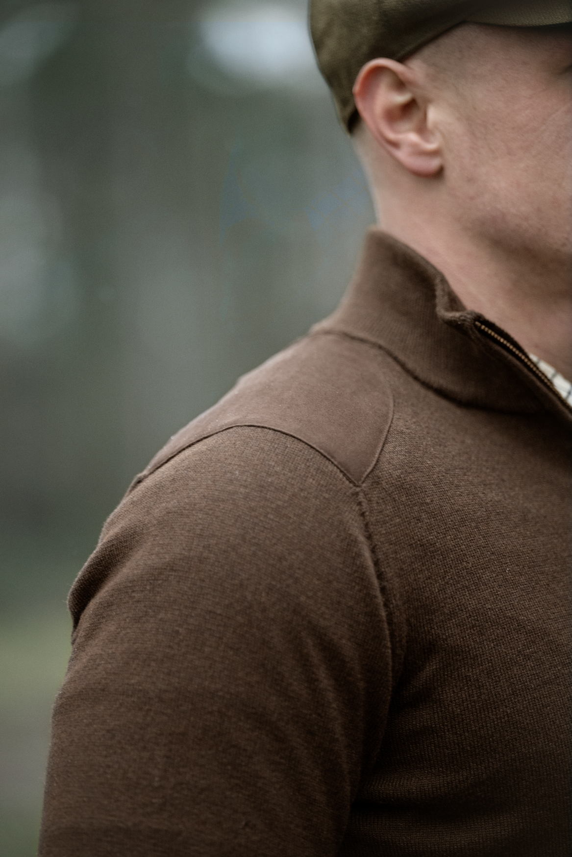 Pineträ Half Zip Tröja - Dark Brown – Seeland