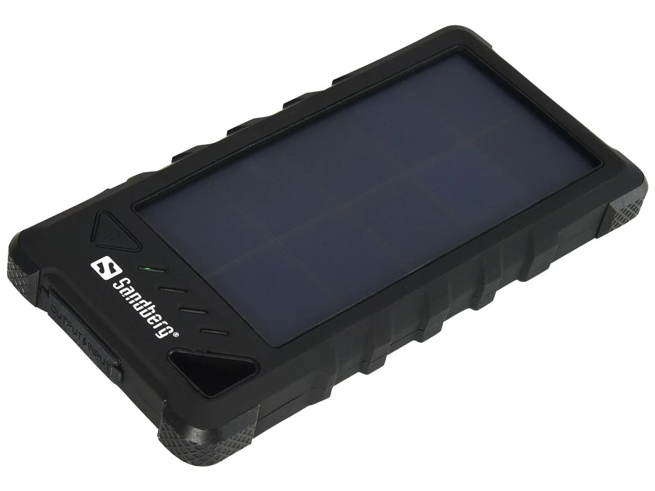 Solcellsdrivet portabelt batteri 16000 mAh - Sandberg