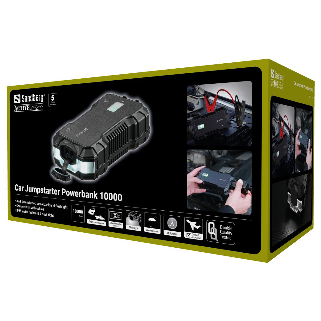 Bilstartbooster Powerbank 10000 - Sandberg