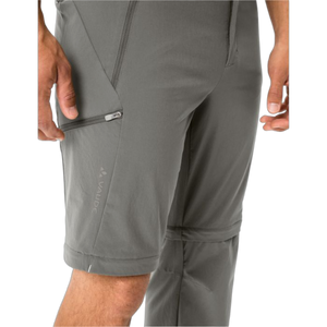 Herr Farley Stretch T-Zip Byxor III Stone Grey – Vaude