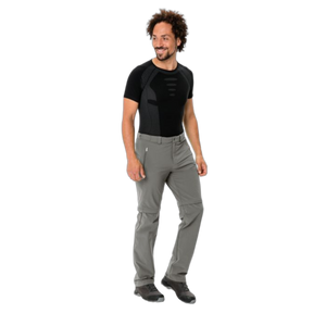 Herr Farley Stretch T-Zip Byxor III Stone Grey – Vaude