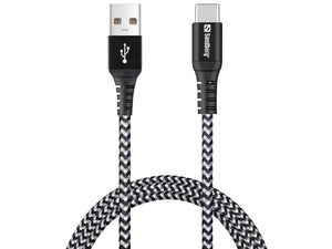 Survivor USB-C - USB-A Laddkabel - Sandberg